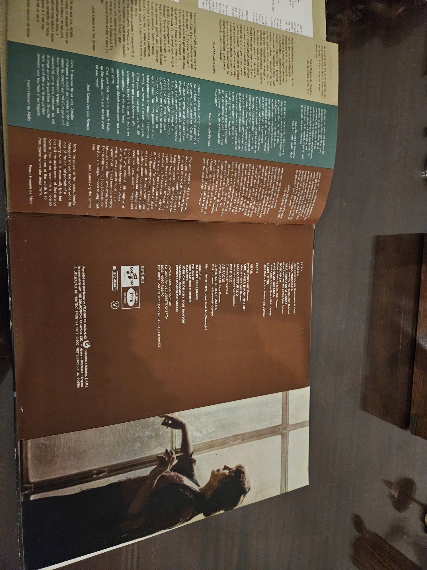 Vinil de Amália Rodrigues, coletânea de colecionador