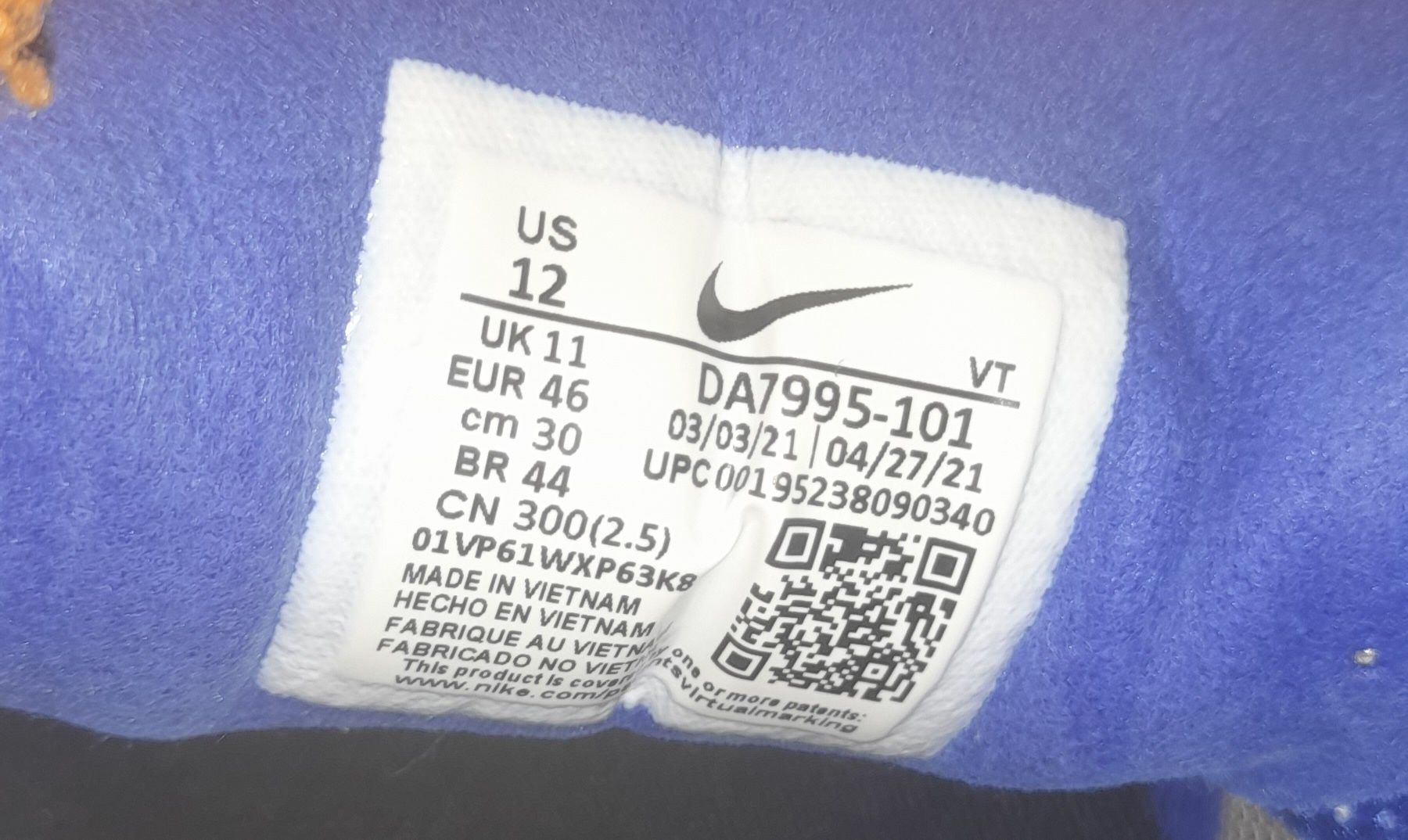 Sapatilhas Nike Originais Eur46