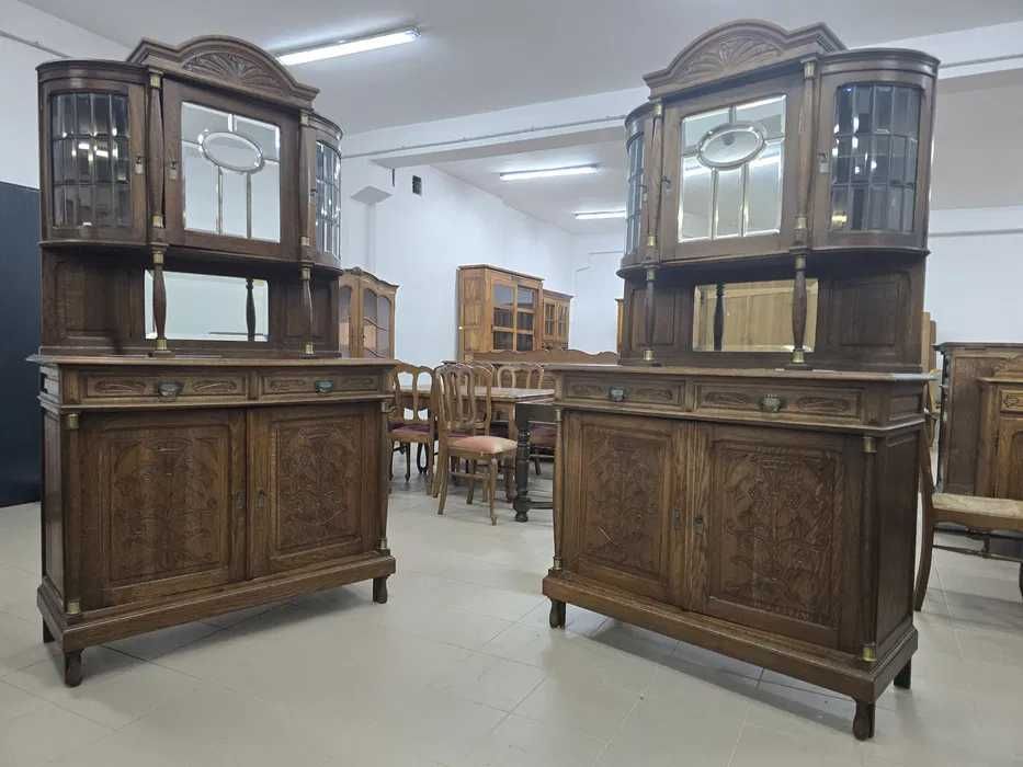 Kredens dębowy w stylu secesyjnym. Transport cały kraj.