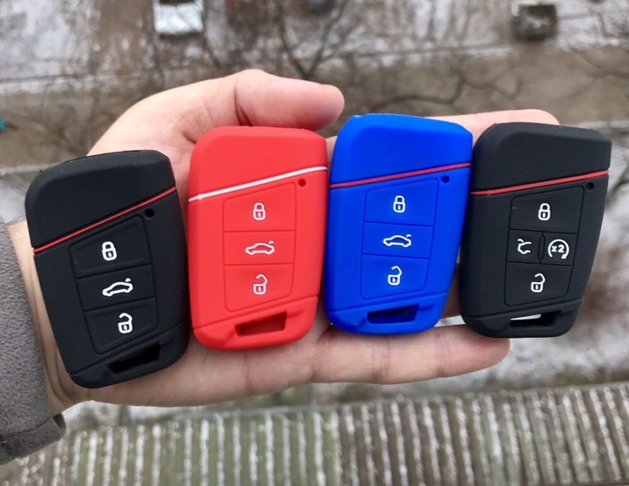 чехол для ключа Volkswagen Passat,Golf,Tiguan,Touareg,Polo,Jetta