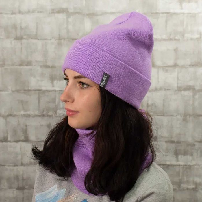 Шапка і шарф снуд комплект