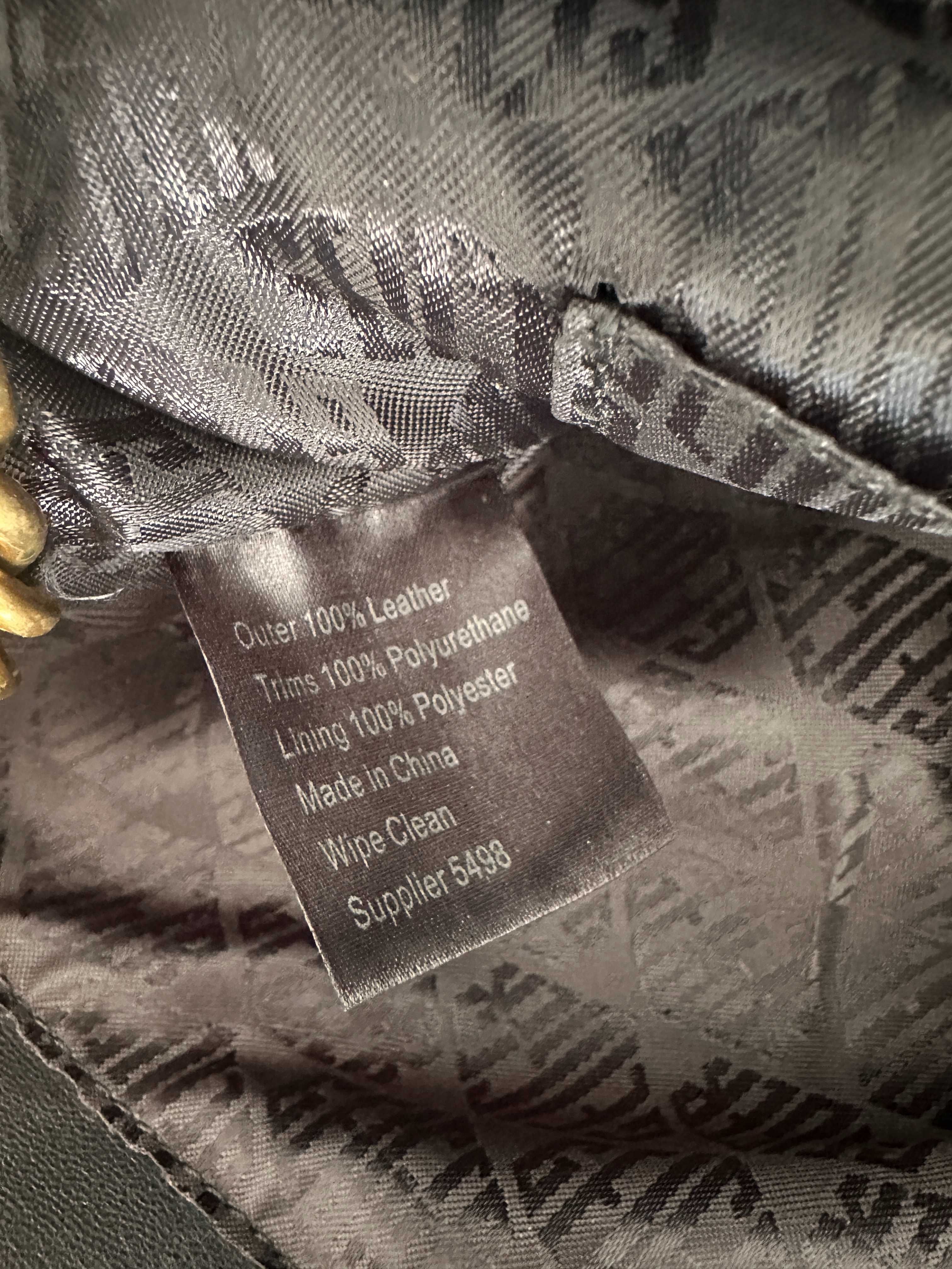 Kurt Geiger Kensington Soft XXL Bag - BLACK  skóra naturalna