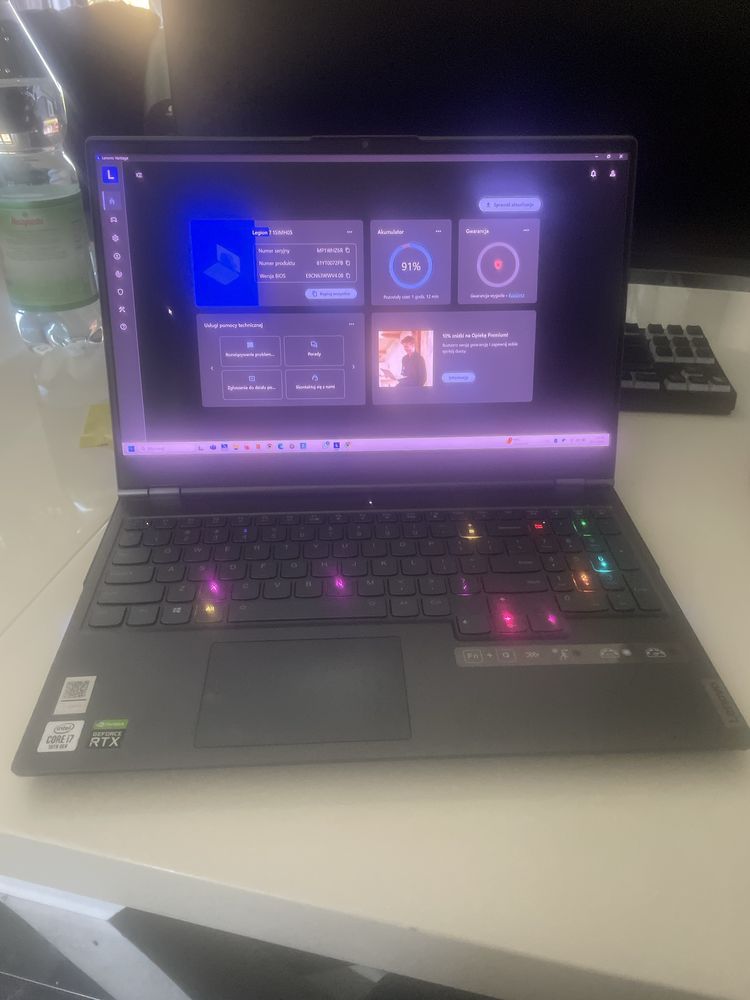 Laptop lenovo legion 7 15IMH05