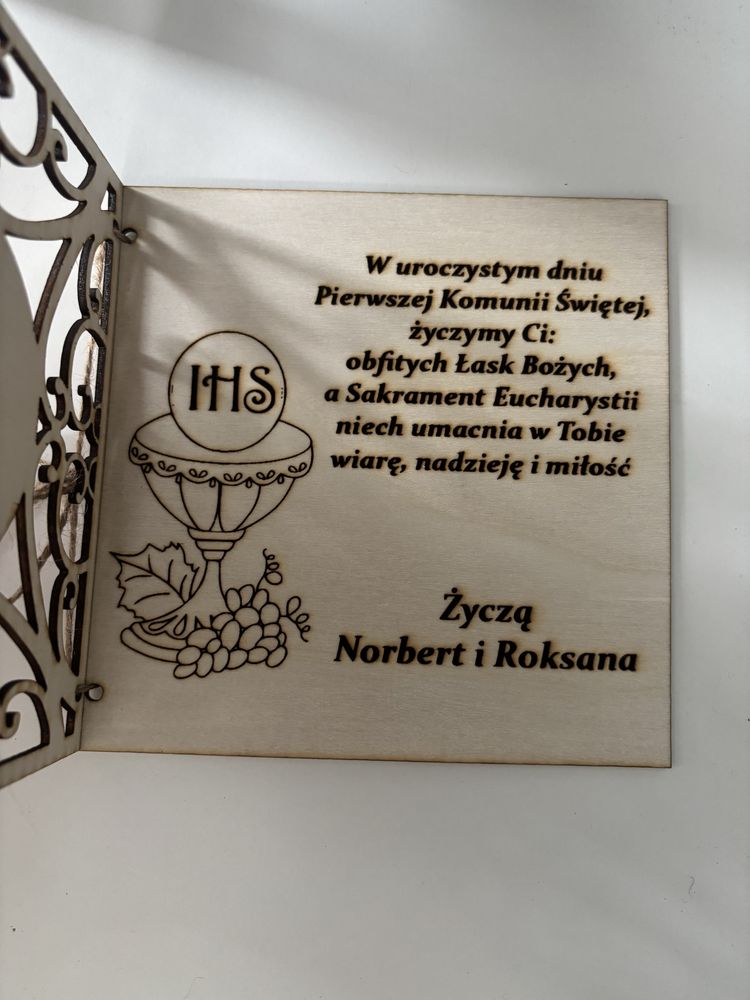 Personalizowane kartki ślub chrzest komunia
