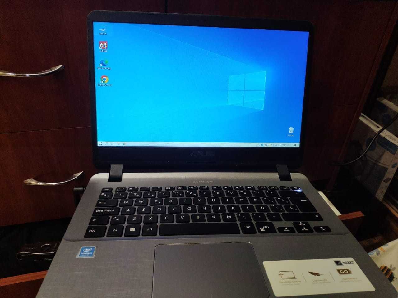 Ноутбук Asus vivobook f407m intel n5000 9-gen,ddr4-4gb,SSD m2 256