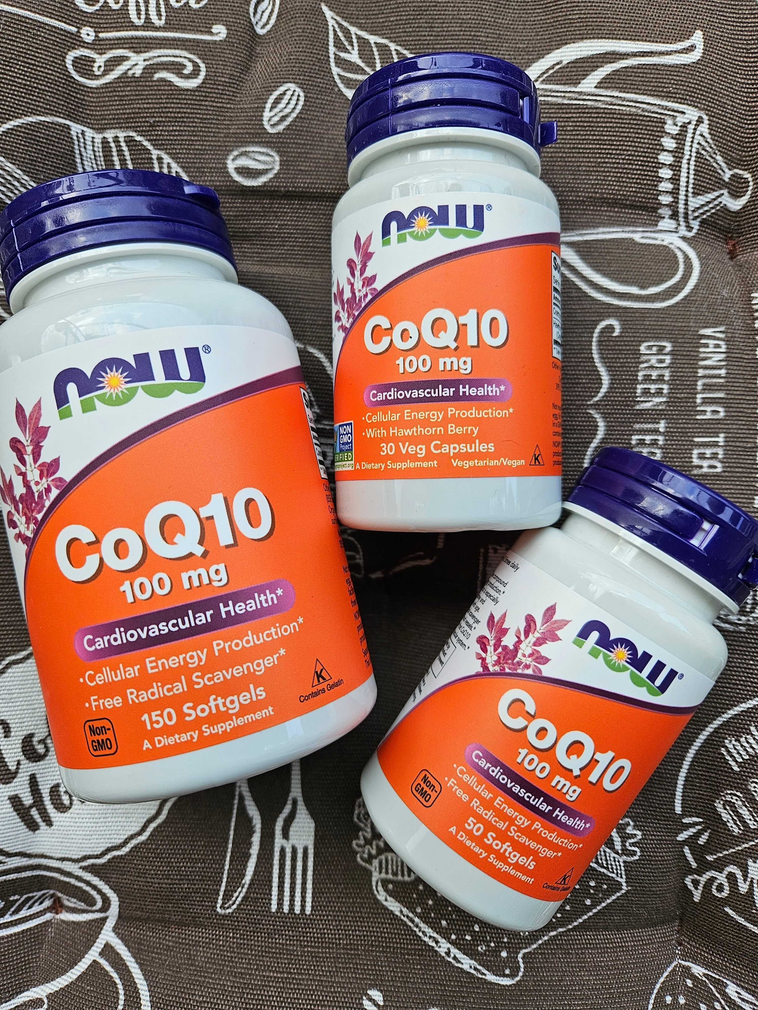 Coenzyme Q10 CoQ10 коэнзим коензим Now foods California PQQ Убіхінол