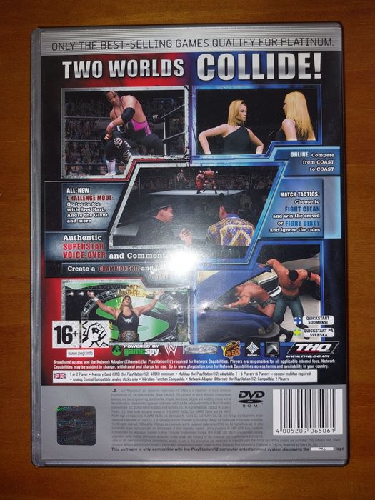 Jogo PS2 ( PlayStation 2 ) Smackdown VS RAW 2004 (Opt. Estado)