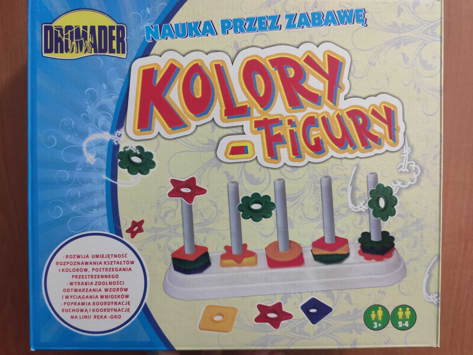Kolory figury gra edukacyjna Dromader