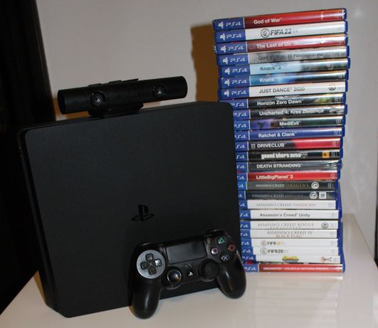 Konsola Playstation4 (PS4) z kamerka i 25 gier