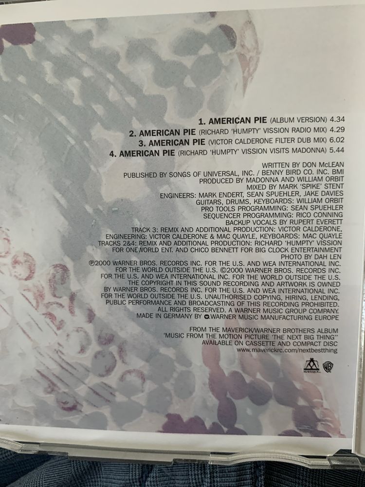 Madonna single cd sztuk 6