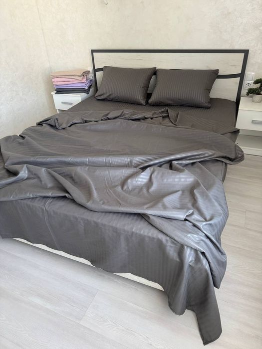 Постільна білизна Страйп Бязь однотонна