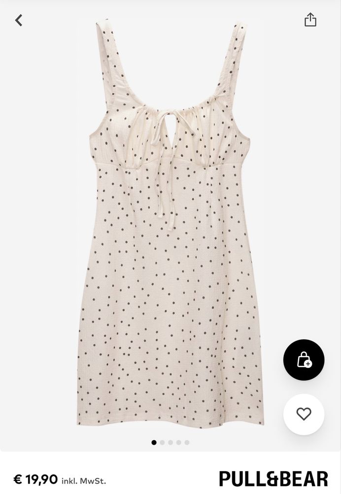 Сукня Zara колір молочний