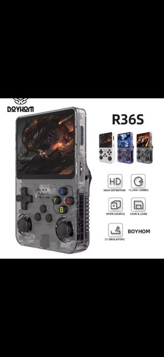 Consola R36S retro NOVA 128GB original + acessórios