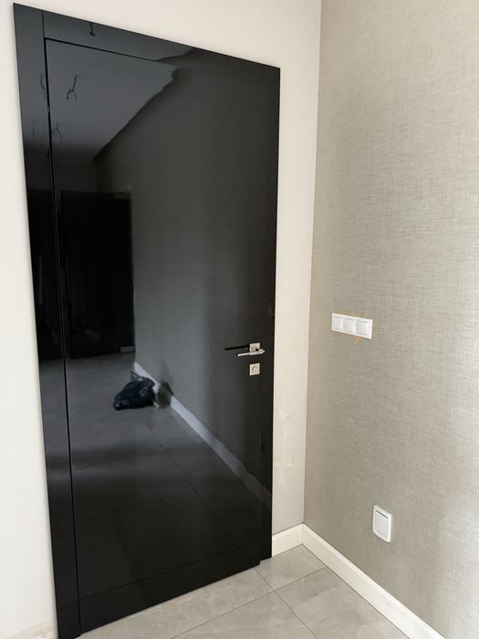 Czarne piano black drzwi 80 szerokosc dlugosc 211,5