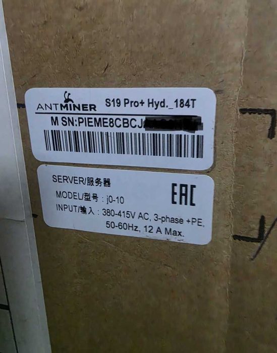 Bitmain Antminer S19 pro + Hydro 177-184 novas e seminovas