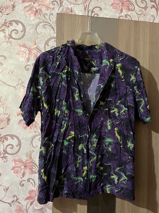 Рубашка рубашки гавайская размер м,л фирменая pull&bear