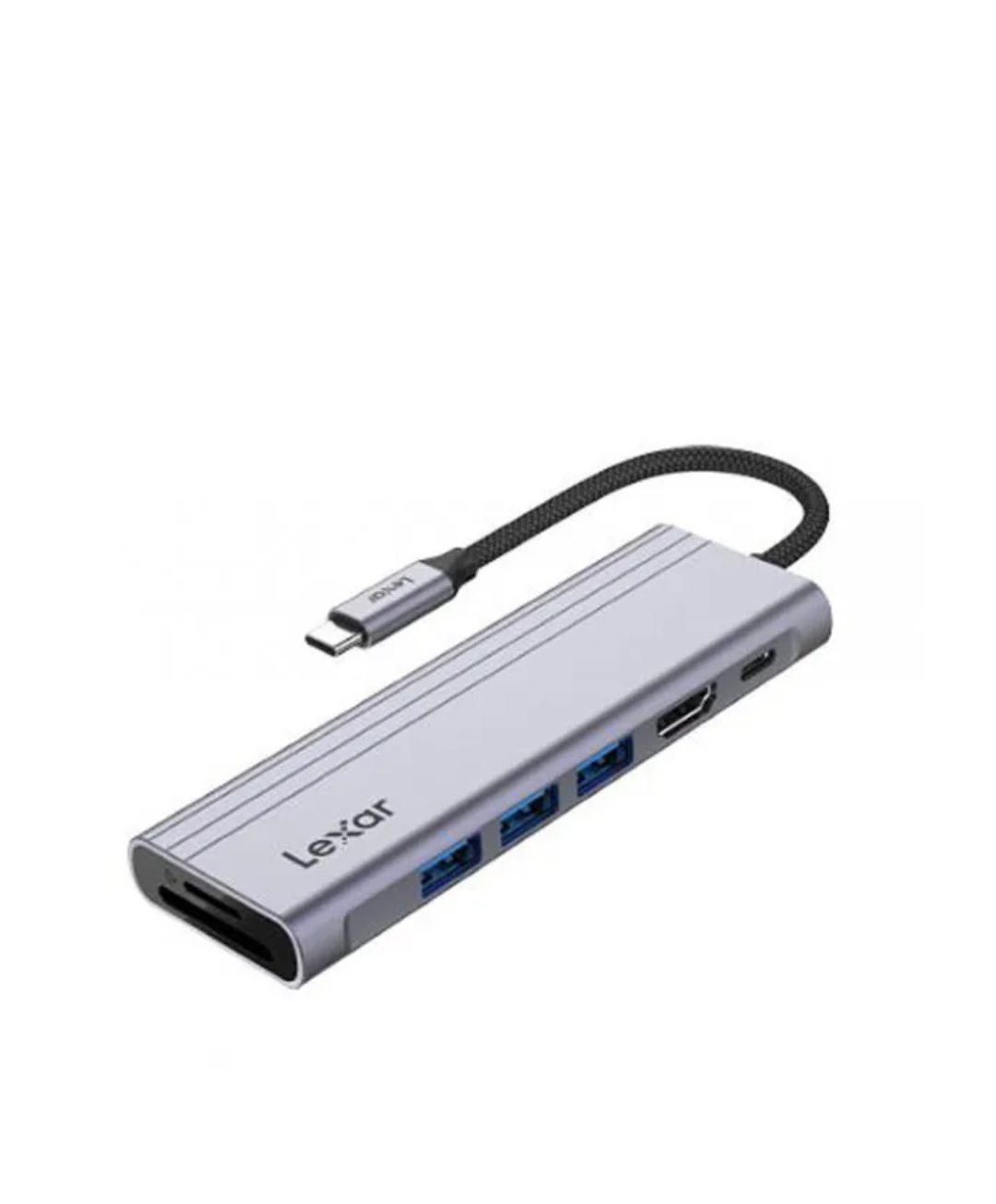Хаб USB Lexar Hub USB-C 7-in-1 (LPAH31N-RNHNG)