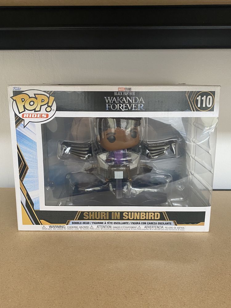 Funko Pop Shuri in sunbird 110 Black Panther Wakanda Forever Marvel