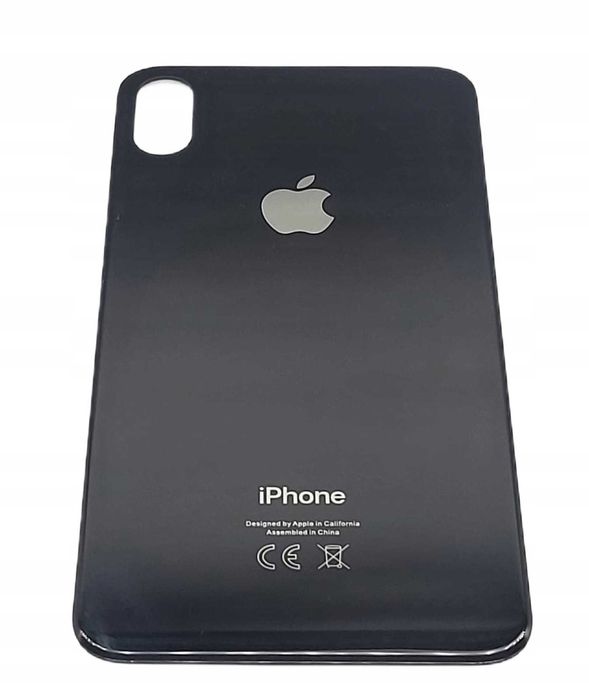 Tylne szkło / Klapka / Plecki / Panel do iPhone XS Max– Czarny