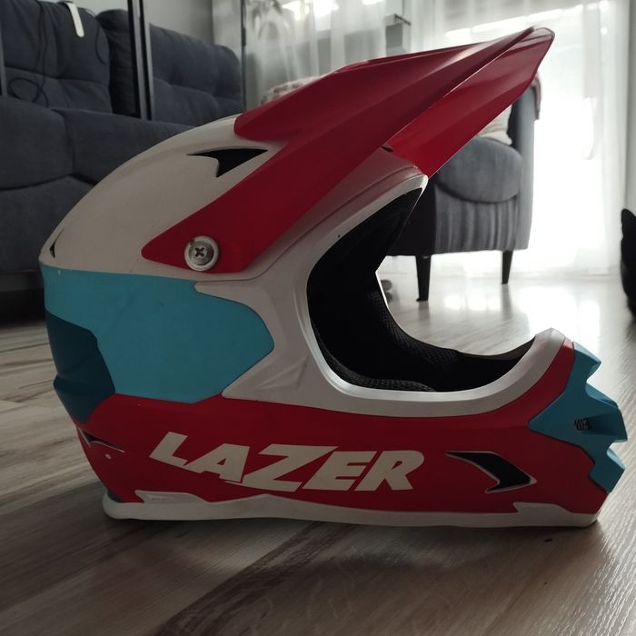 Kask Full-Face LAZAR rozmiar M + pudełko i pokrowiec
