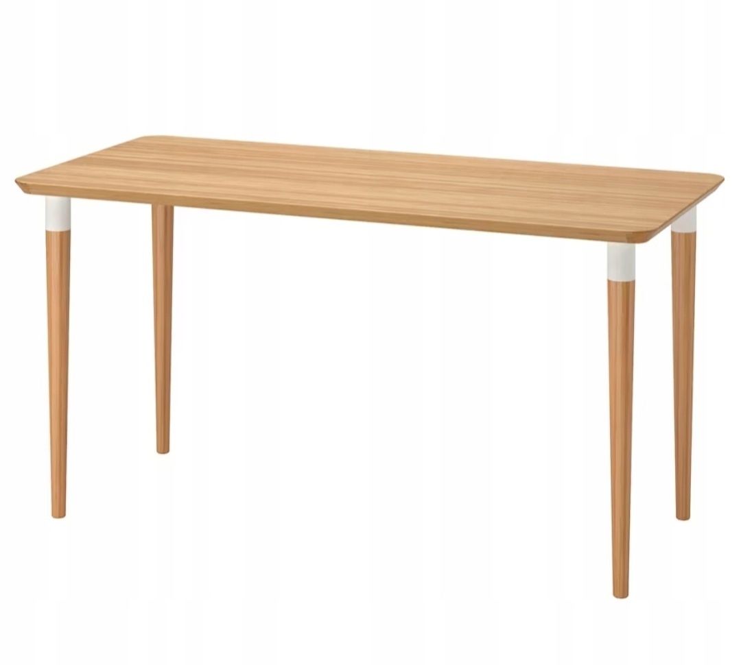 Biurko IKEA bambusowe 140cmx65cm