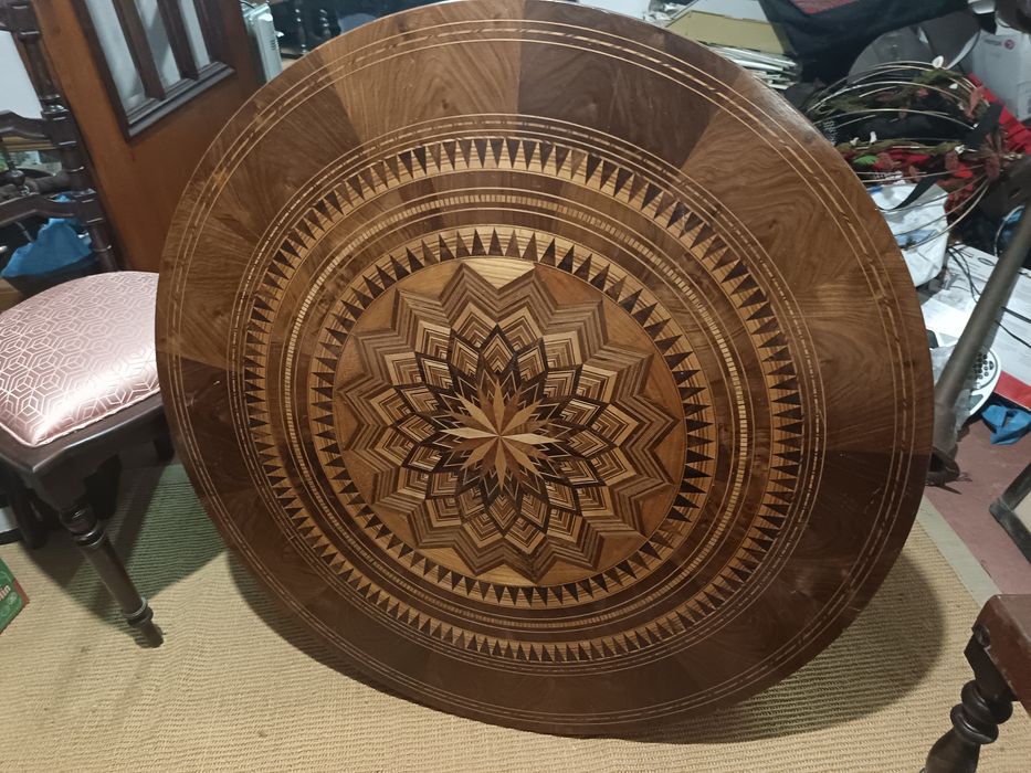 Mesa estilo murano com cadeiras