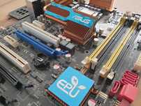 Asus P5Q-E, Q9550 uszkodzone