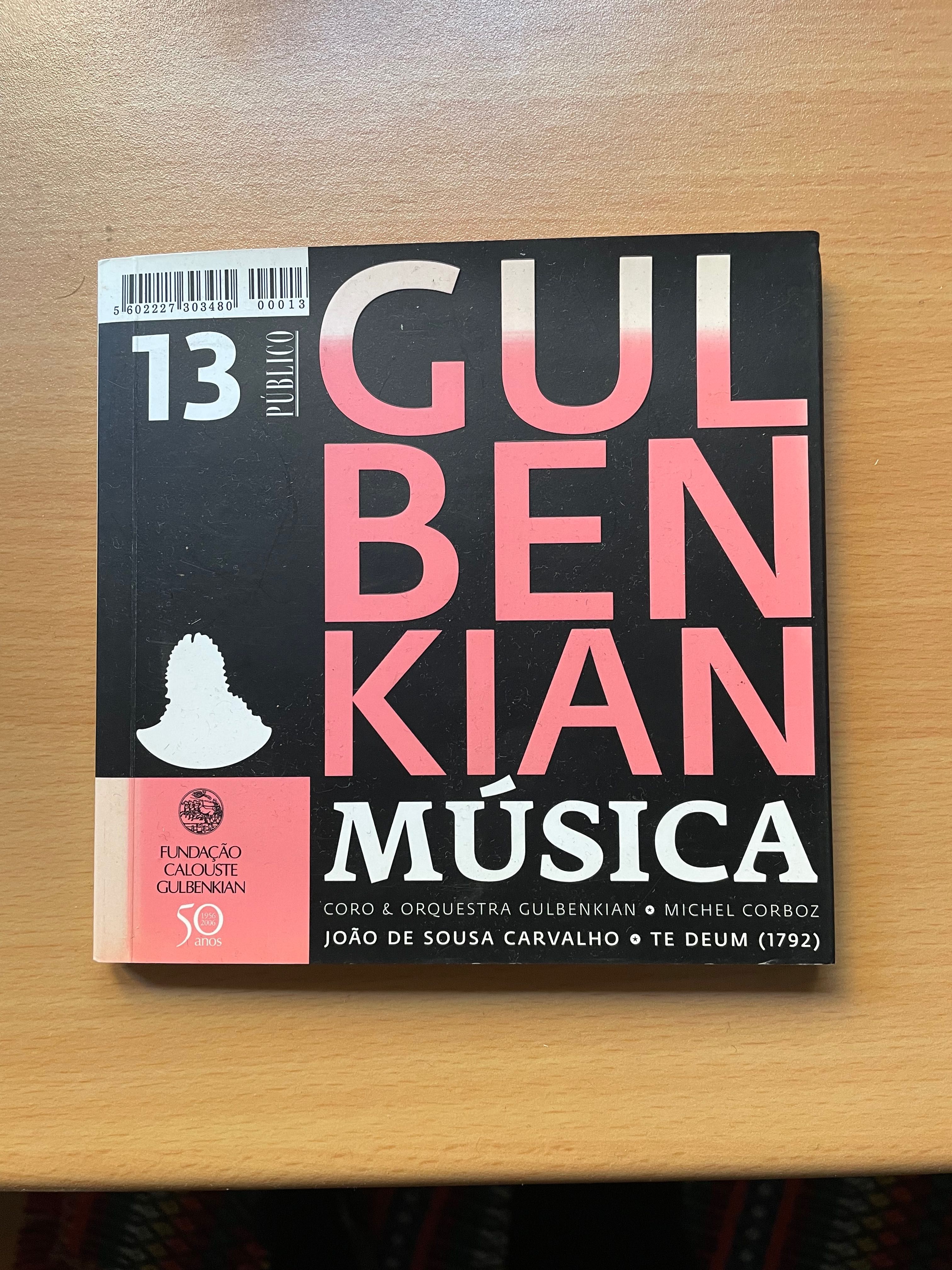 CD Te Deum Sousa Carvalho - Coro&Orquestra Gulbenkian, Michel Corboz