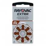 Bateria cynkowo-powietrzna 312 Rayovac 1.4V 8 szt