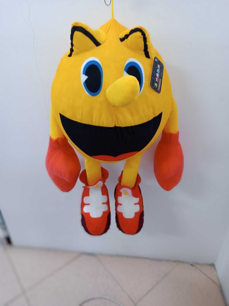 PROMO:Peluche Pac-Man 55cm(38cm/sentado)