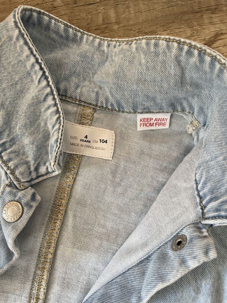 Джинсовий літній косюм ZARA 110