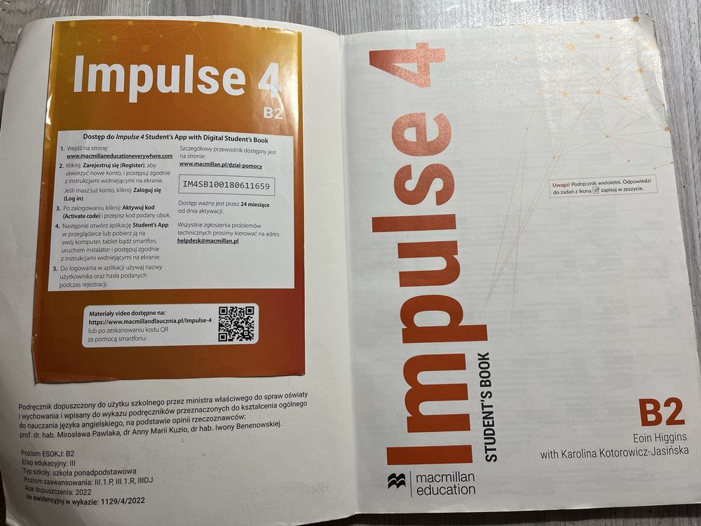 Impulse 4 B2 Student’s Book
