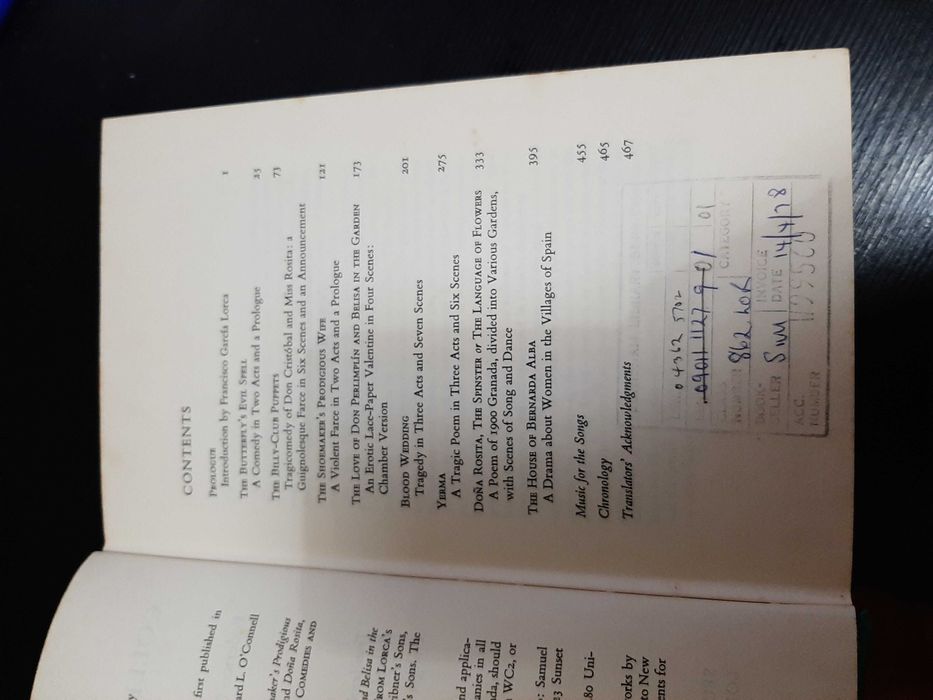 Federico Garcia Lorca – Collected Plays