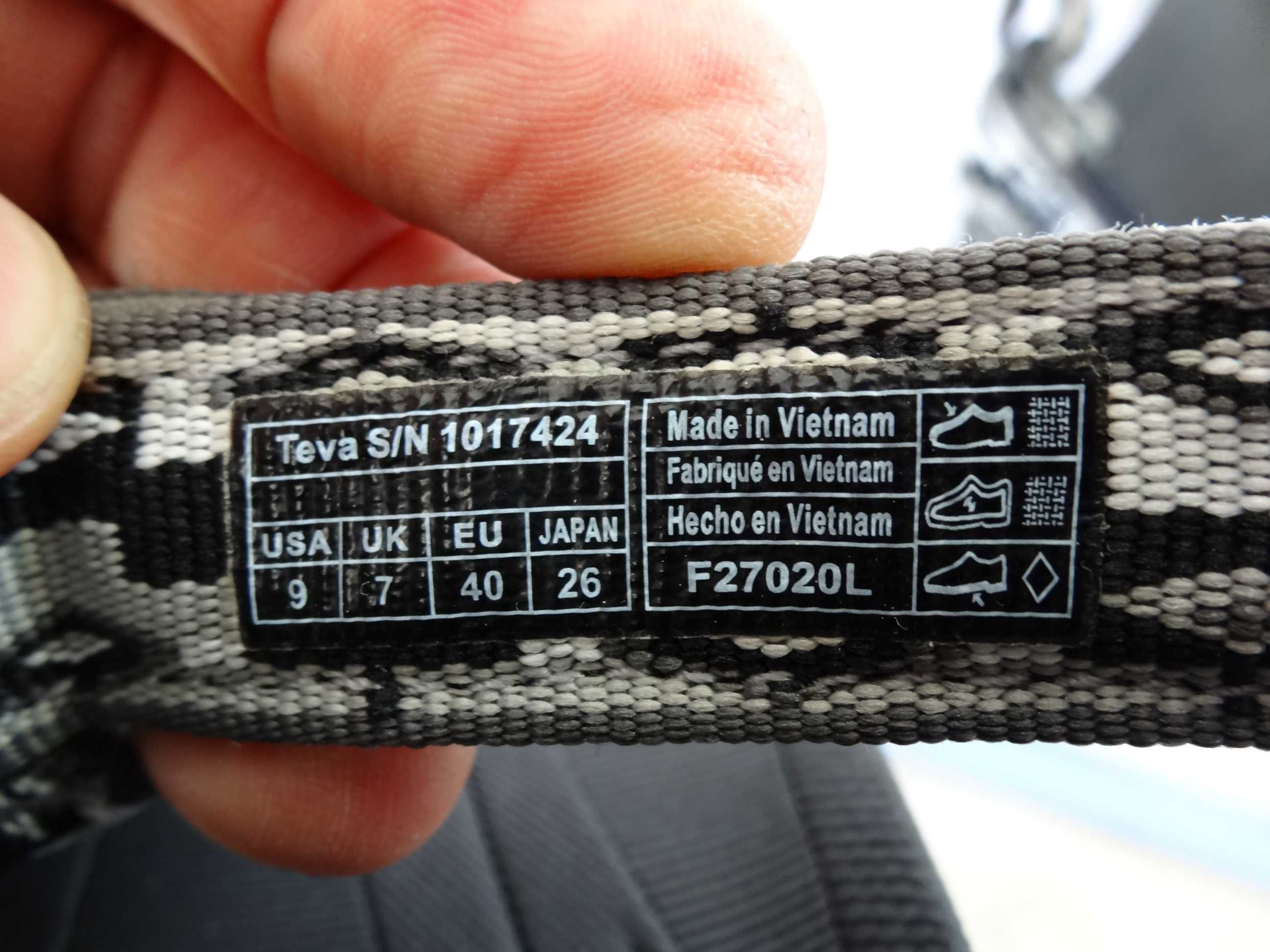 Sandały TEVA roz 40 Unisex Turystyczne