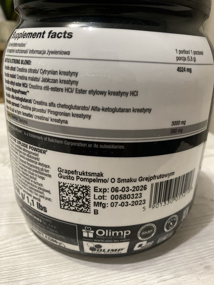 Creatine kreatyna Olimp 500 gram