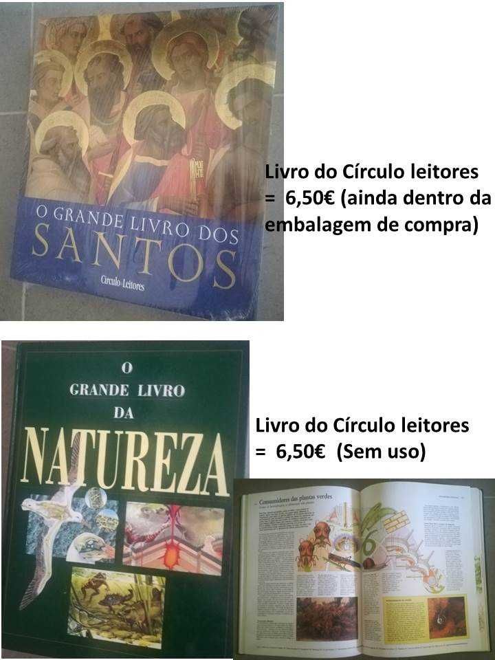 Vendo livros grandes do Círculo de Leitores