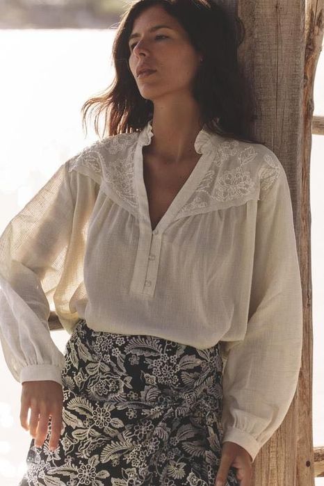 Блуза  в стилі бохо Zara ZW collection сорочка