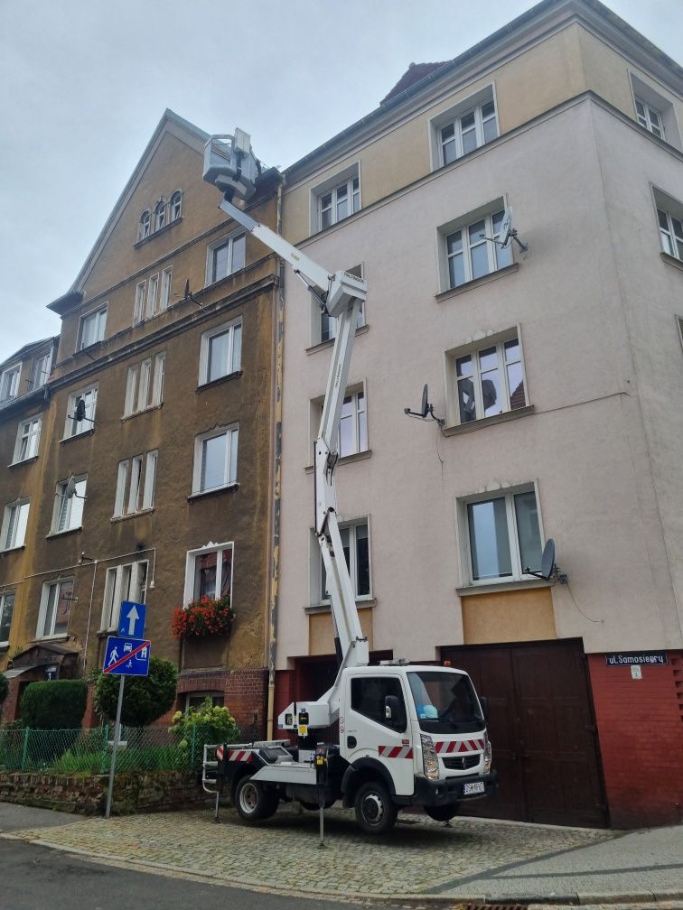 Podnośnik koszowy/ zwyżka z operatorem. Wycinka/przycinka drzew.