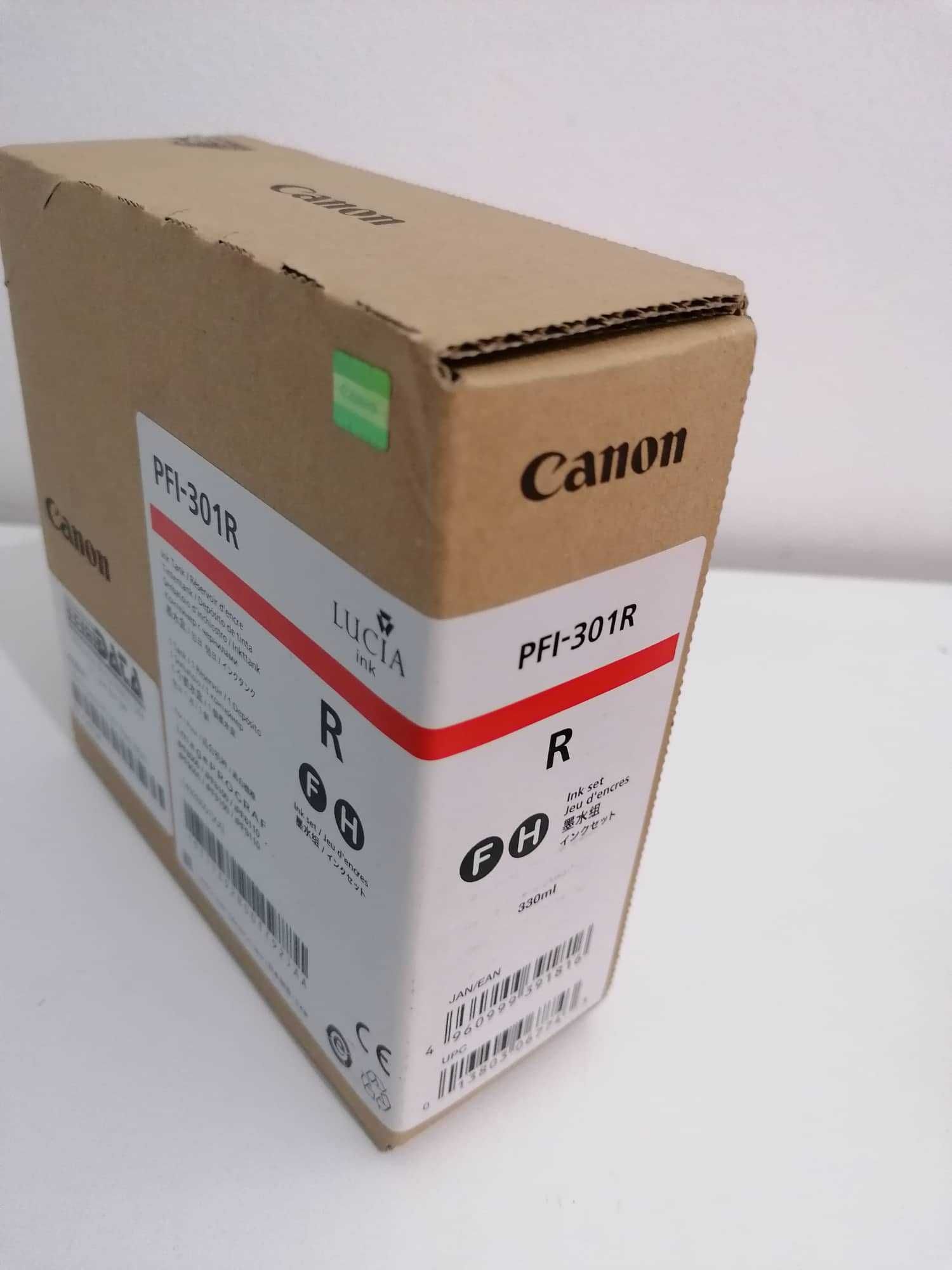 Tinteiro Canon PFI-301R Red