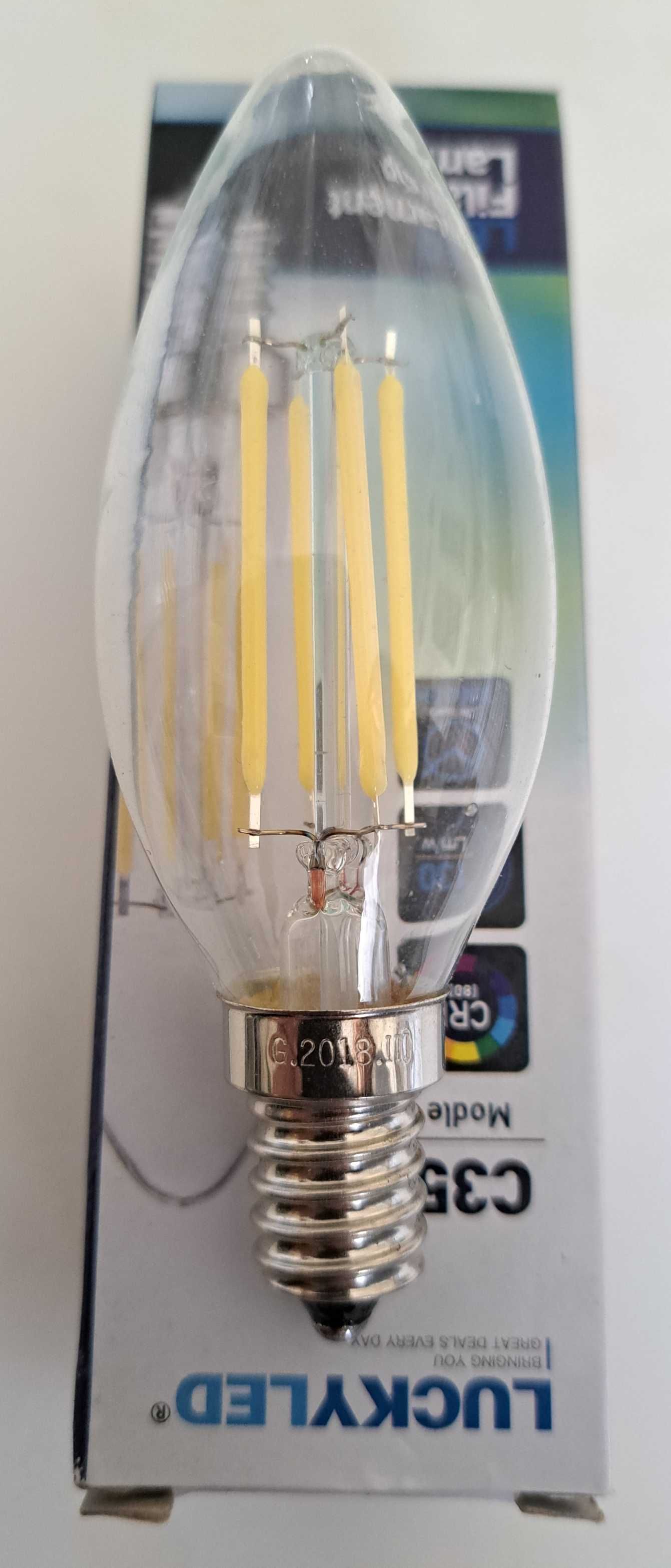 E14 5 x Lampadas LED de Filamento 220V 4W