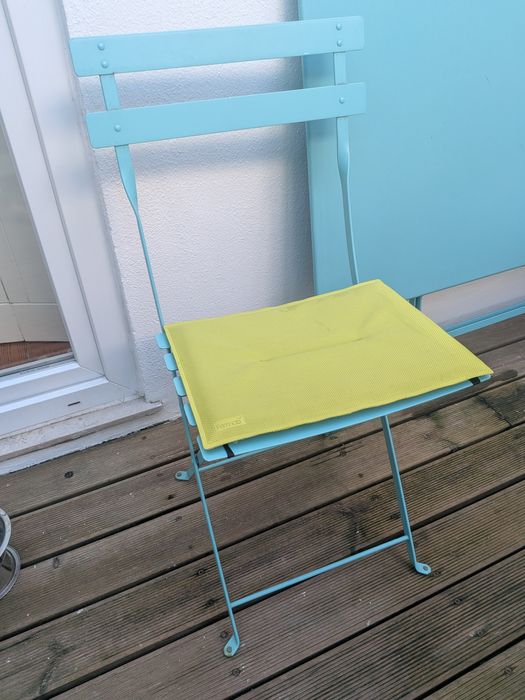 Conjunto 4 cadeiras exterior + almofadas