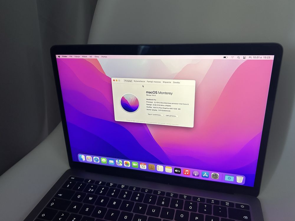 Apple Macbook Pro A1708 i5 2.3GHz 8GB 256SSD