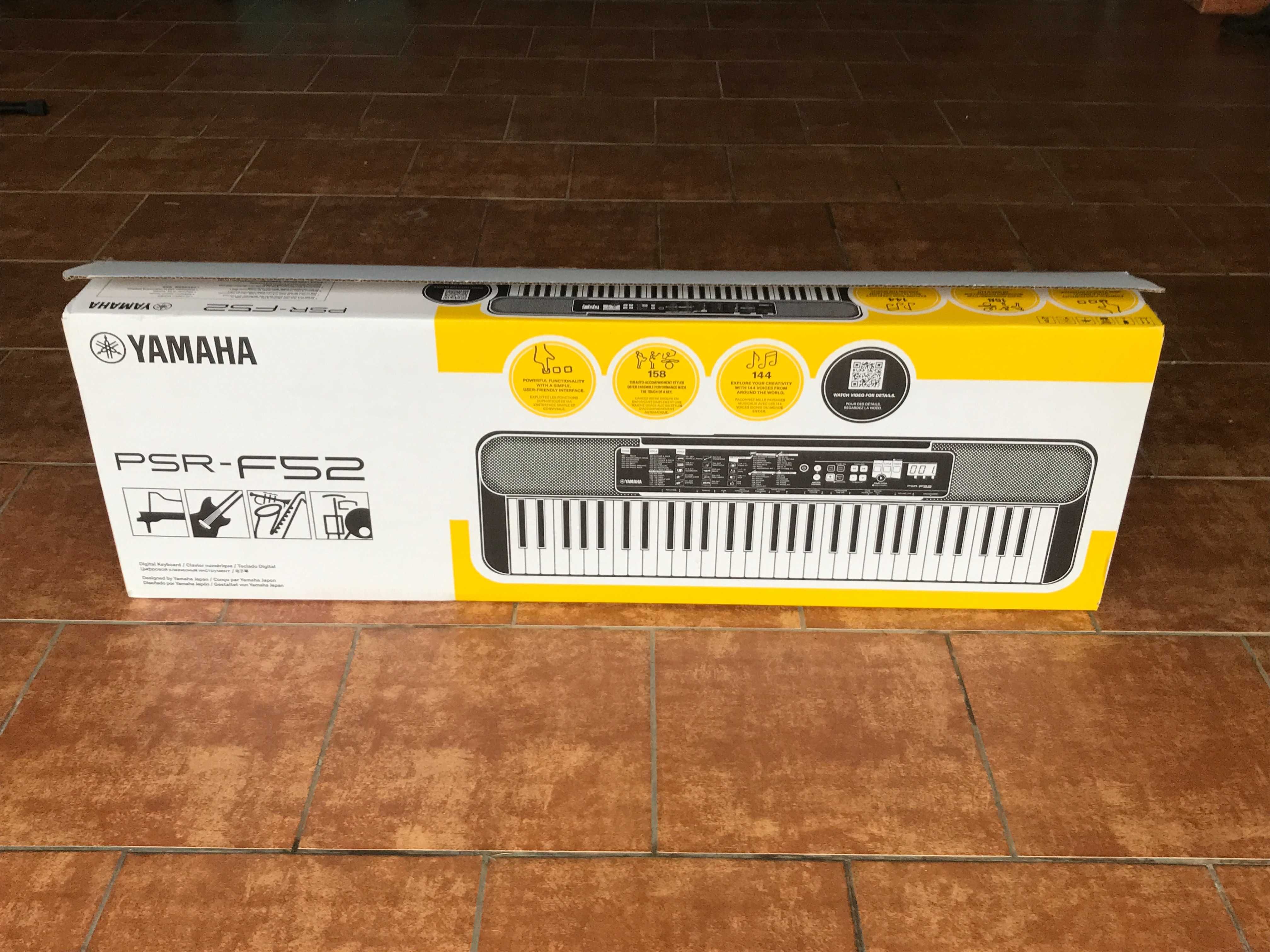 Keyboard Yamaha PSR-F52 czarny, używany