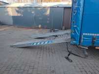 Najazdy aluminiowe 2,5m do 4400kg na płetwę, dostawa kurierem