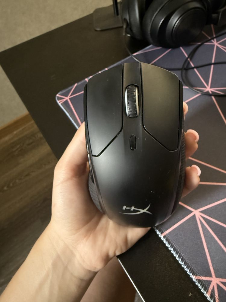 Мишка ігрова бездротова HyperX Pulsefire Dart Wireless Gaming Black