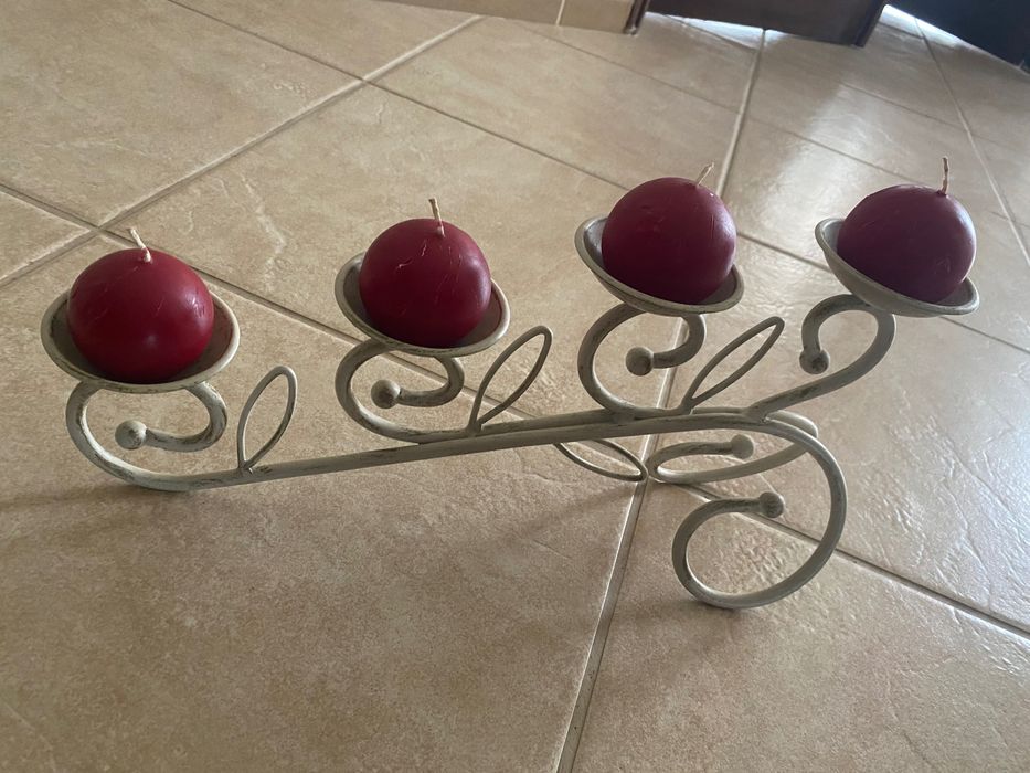 Decoração suporte para velas