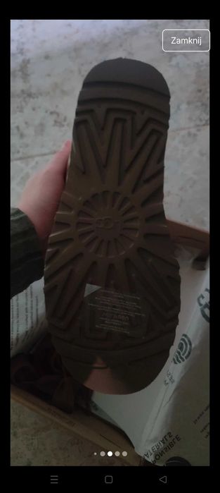 Buty brązowe ocieplane