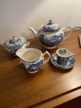 Servico de cafe completo em louca inglesa
