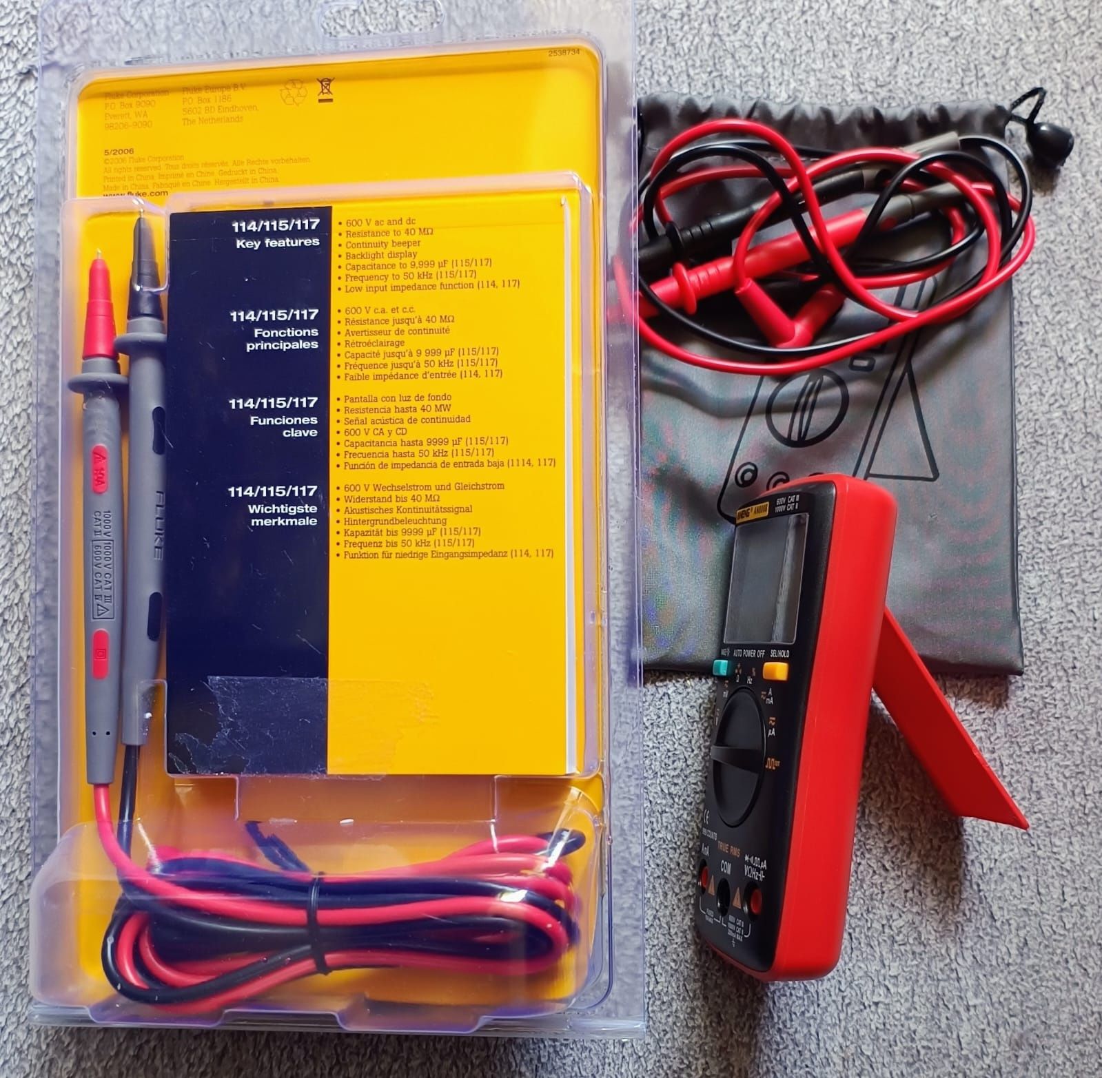 Multimetr Fluke 115 nowy zapakowany