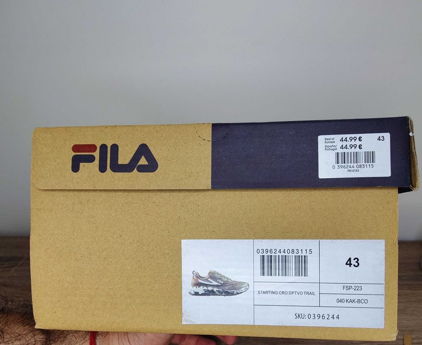 Sapatilhas Fila Starting Running Homem Verde "NOVAS "(43)